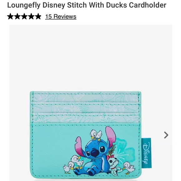 Stitch with Ducks Loungefly Backpack and Cardholder NWT - Picture 2 of 16
